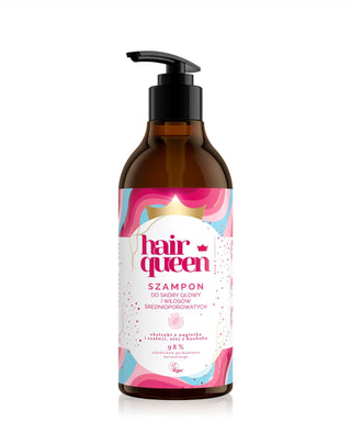 Natürliches Shampoo für mittelporöses Haar mit Nude- und Salbei-Extrakten Hair Queen