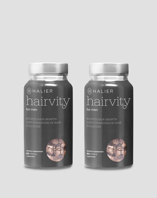 Haarausfallpillen für Männer gegen Haarausfall Hairvity Men Halier 120 Kapseln - 1