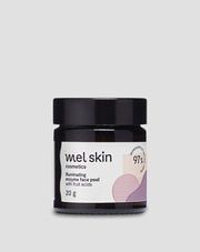 Mel Skin beleuchtet enzymatisches Gesichtspeeling mit Fruchtsäuren
