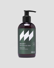 Duschgel für Männer mit Aloe mit dem Duft von Sandelholz Monolit