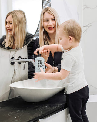 Erfrischende flüssige Handseife mit Gurkenextrakt mit dem Duft der Bjo-Meeresbrise