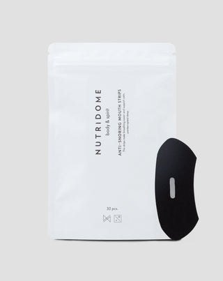 Anti-Schnarch Mundpflaster aus natürlicher Bambusseide, 30 Stück Nutridome