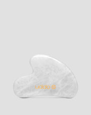 Gua Sha Stone zur Gesichtsmassage von weißer Jade reduziert Schwellung und Festung von Uddo