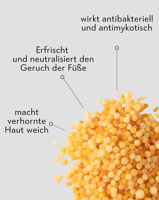 Nutridome Fußbadesalz mit 45% Harnstoff und Eukalyptus