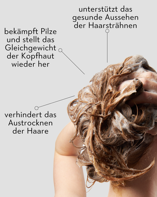 Anti-Schuppen-Shampoo von Nutridome mit Pirocton-Olamin und feuchtigkeitsspendender Wirkung