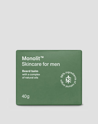 Pflegender und feuchtigkeitsspendender Bartbalsam mit Monolit Naturölkomplex