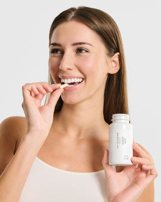 Colostrum 1000 mg/Tag für Immunität, Rindercolostrum mit Vitaminen und Mineralien Nutridome 60 Stk.