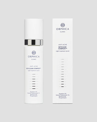 Nachtserum zur Unterstützung der Hautregeneration für problematische Haut Anti-Acne Orphica Clinic 50 ml