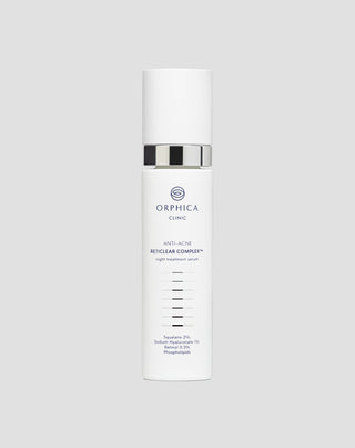 Nachtserum zur Unterstützung der Hautregeneration für problematische Haut Anti-Acne Orphica Clinic 50 ml