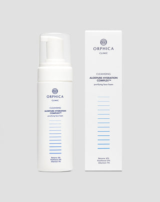 Reinigungsschaum für das Gesicht mit Betain, Panthenol und Allantoin Cleansing Orphica Clinic 150 ml